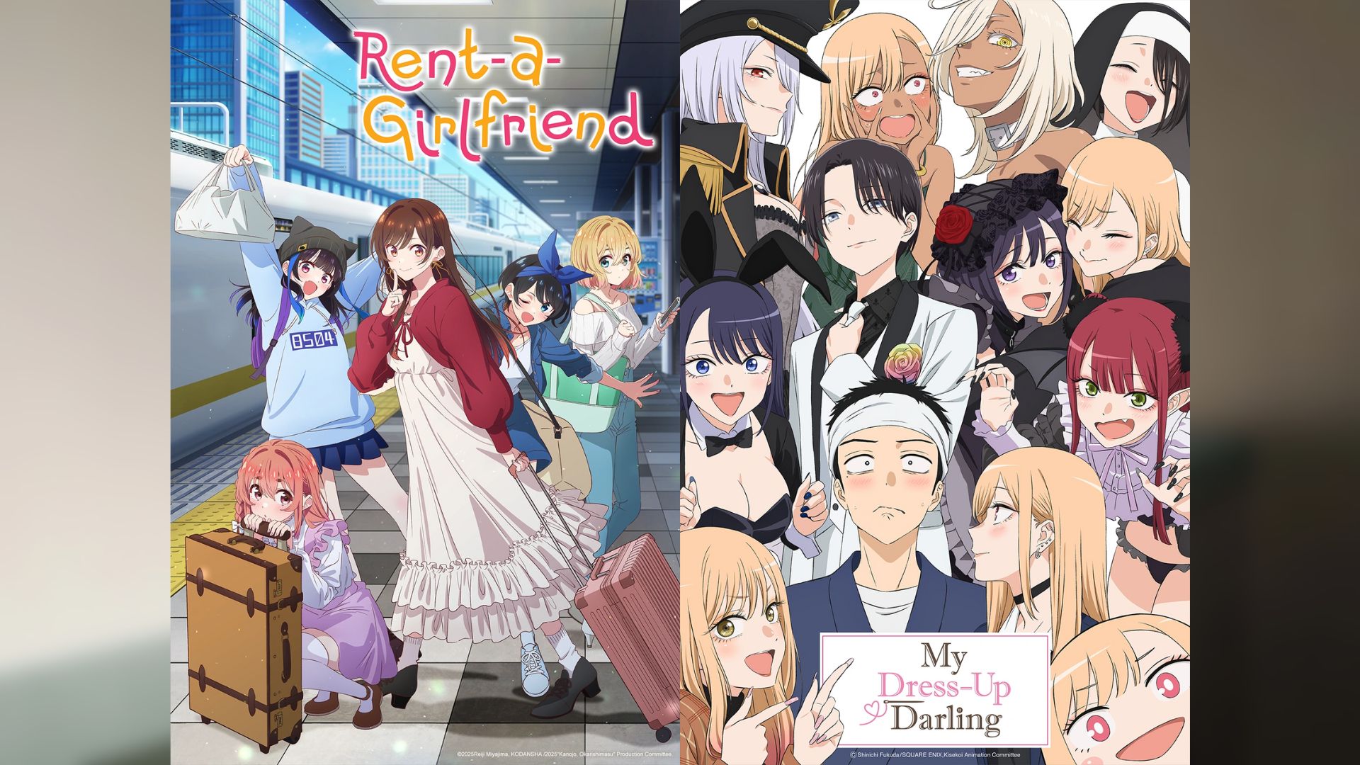 ¡Ya hay fecha! My Dress Up Darling y Rent a Girlfriend llegan a Crunchyroll en julio