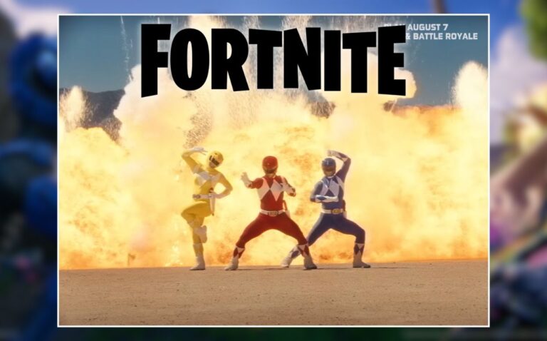 Llegan los Power Rangers a Forntite en 2025